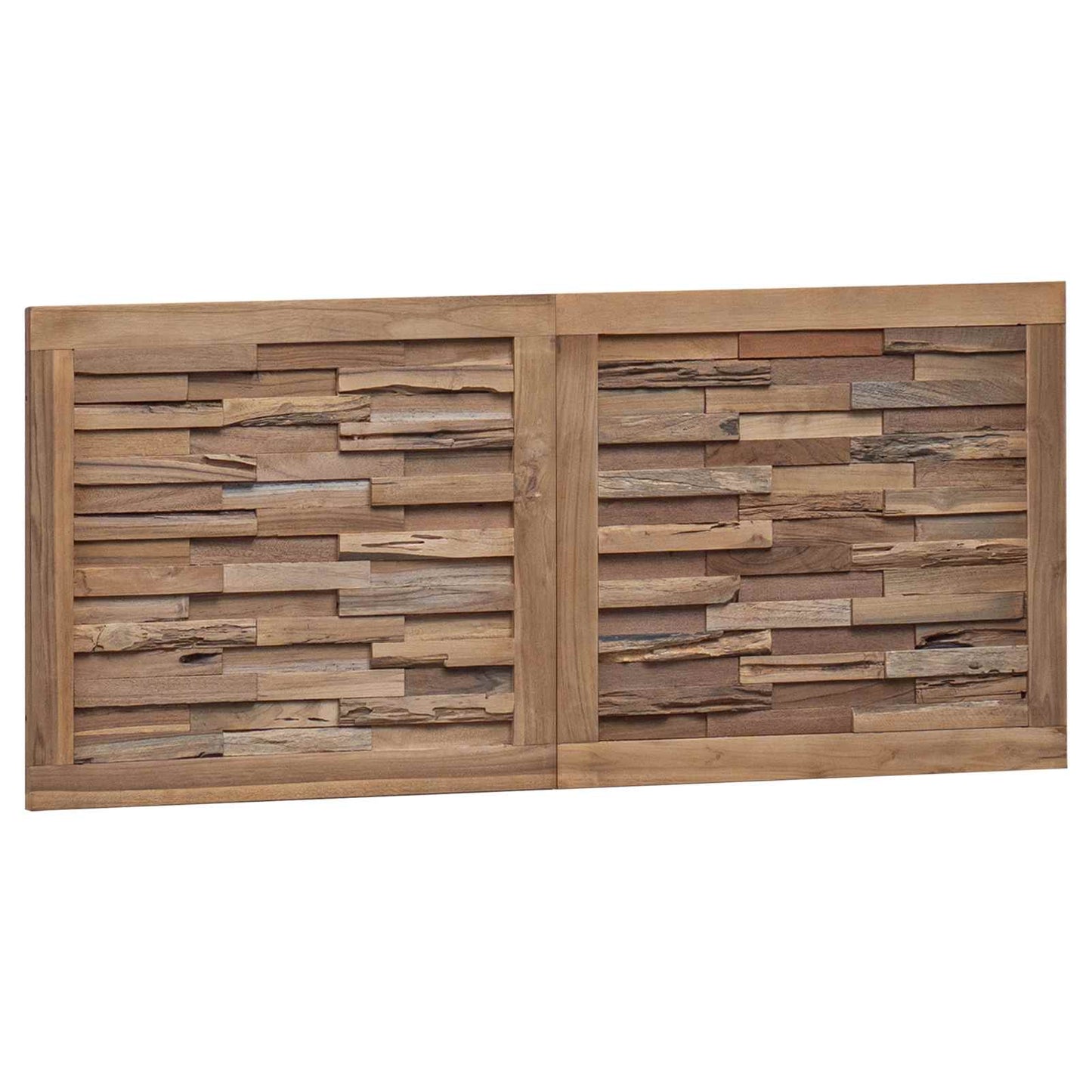 Bed Headboard Natural Solid Teak Wood