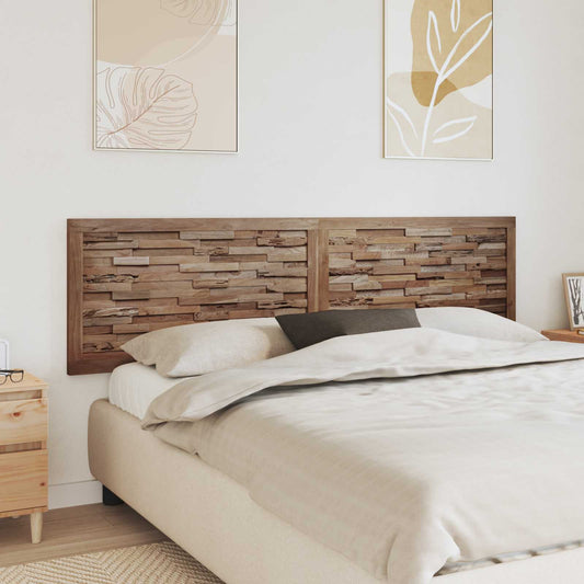 Bed Headboard Natural Solid Teak Wood