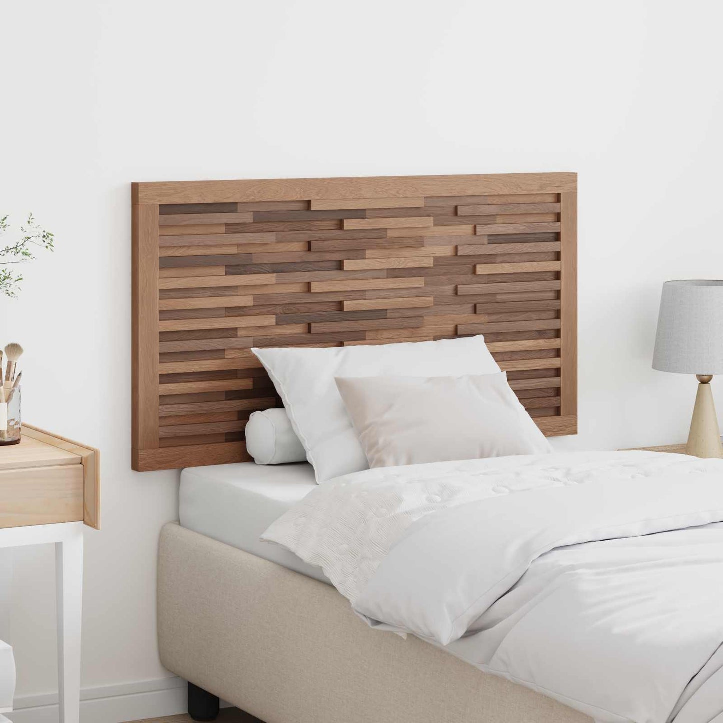Headboard Natural Solid Teak Wood