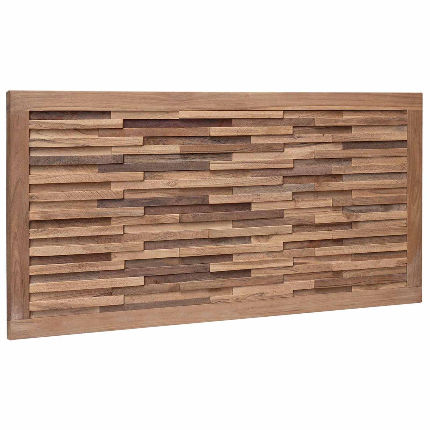 Headboard Natural Solid Teak Wood