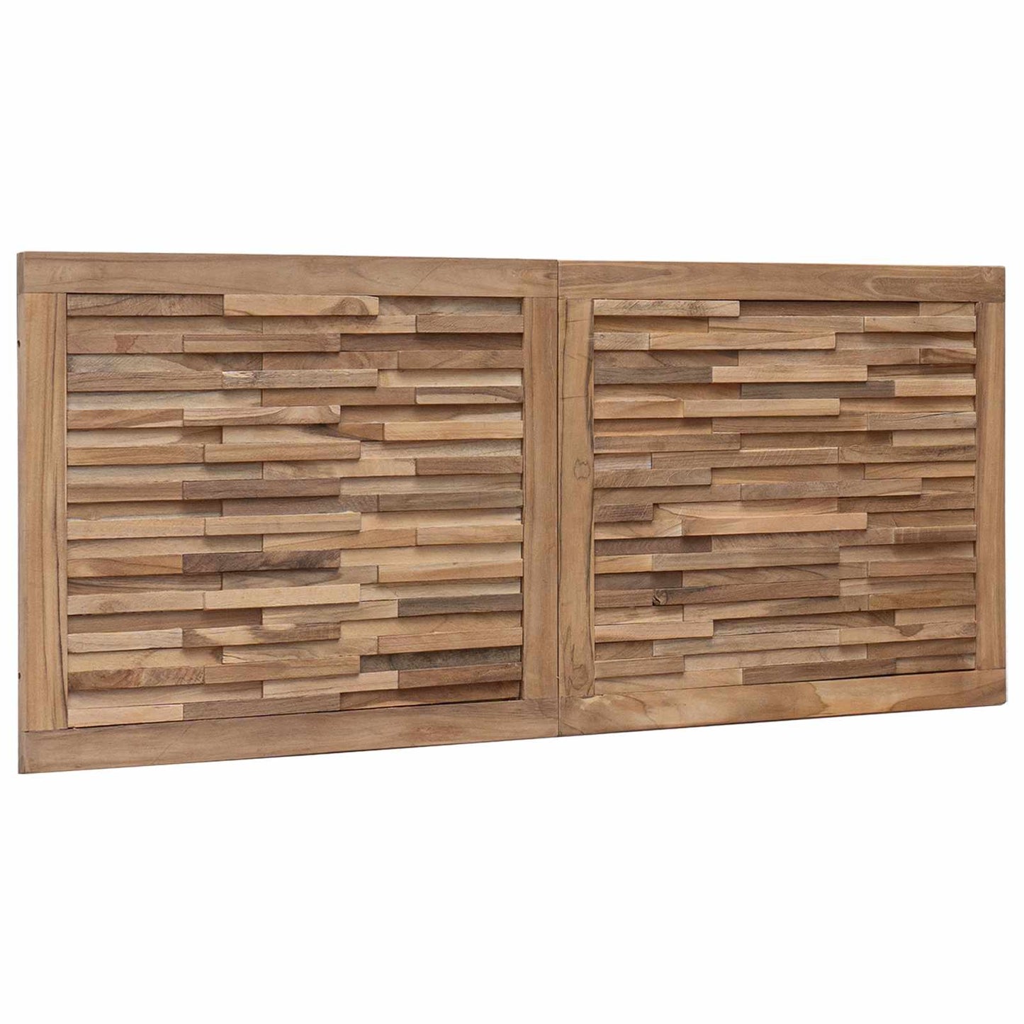 Bed Headboard Natural Solid Teak Wood