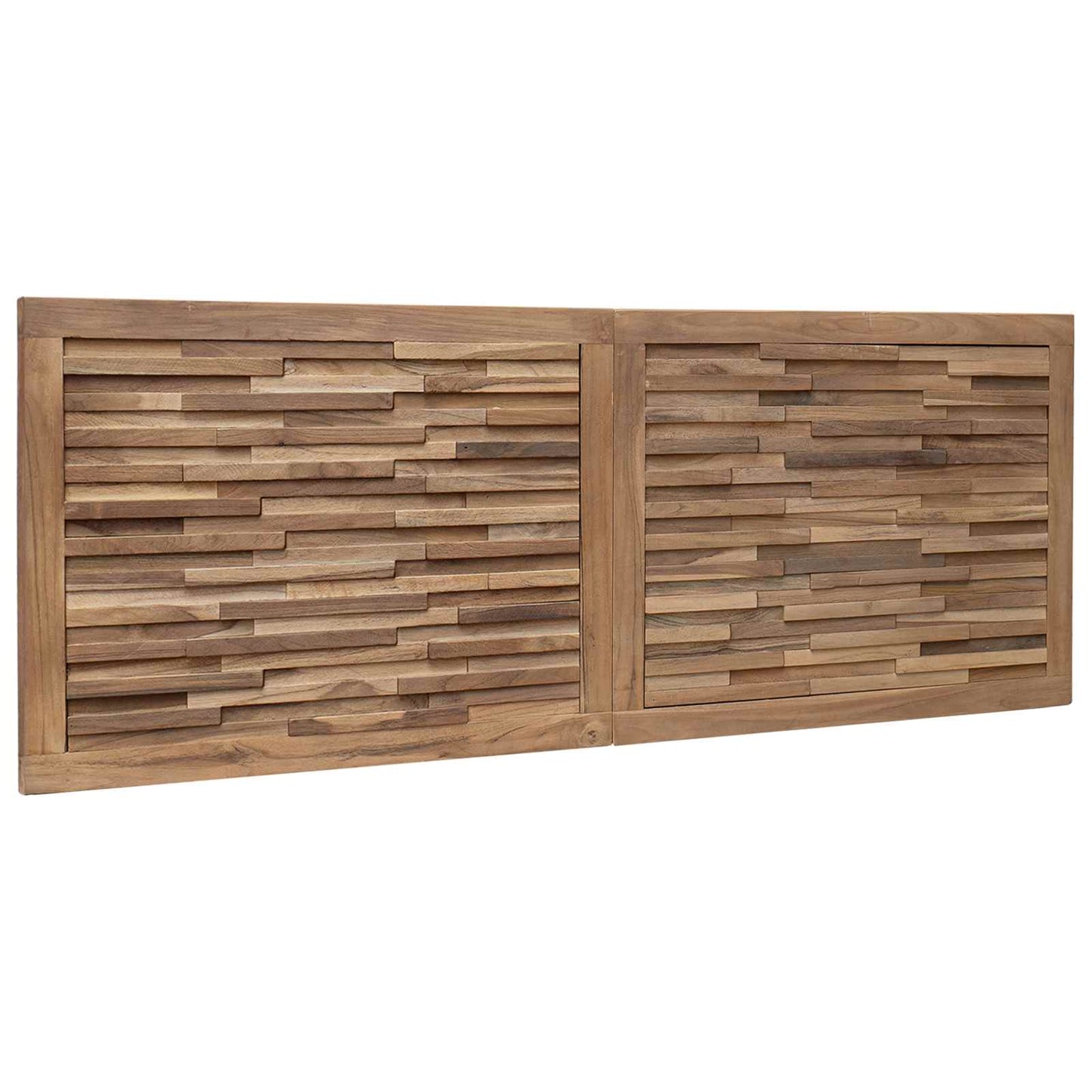 Headboard Natural Solid Teak Wood