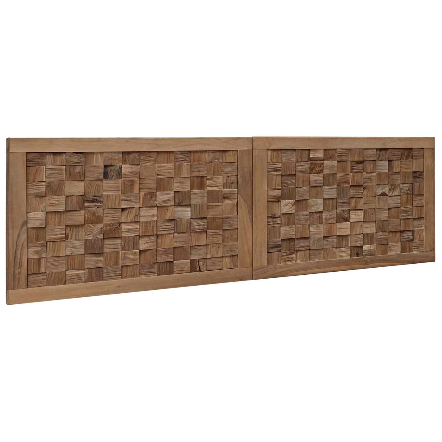 Headboard Natural Solid Teak Wood