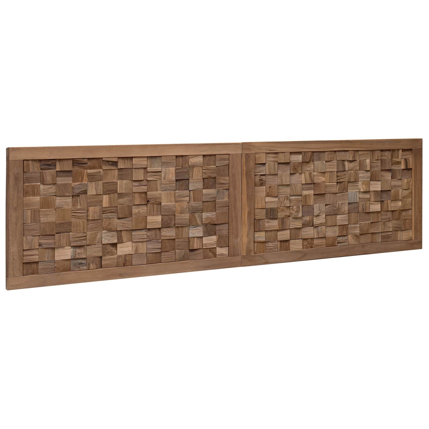 Bed Headboard Natural Solid Teak Wood