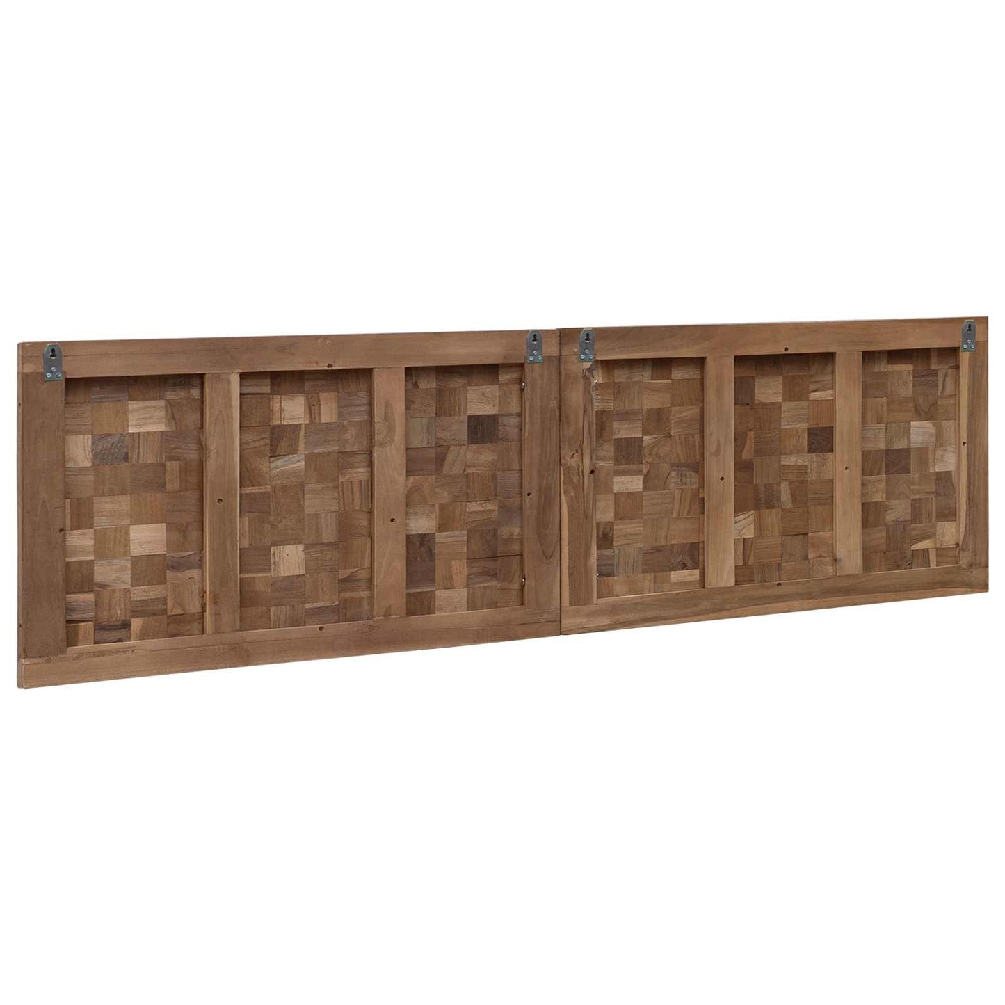 Bed Headboard Natural Solid Teak Wood