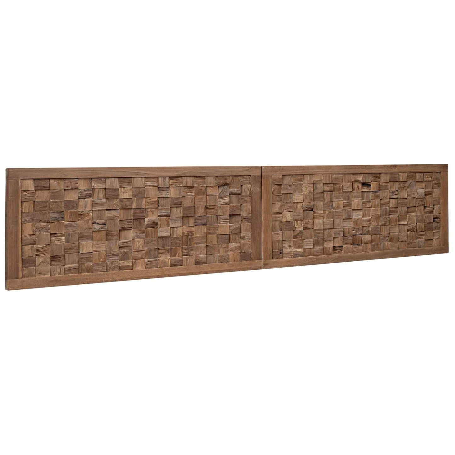 Bed Headboard Natural Solid Teak Wood