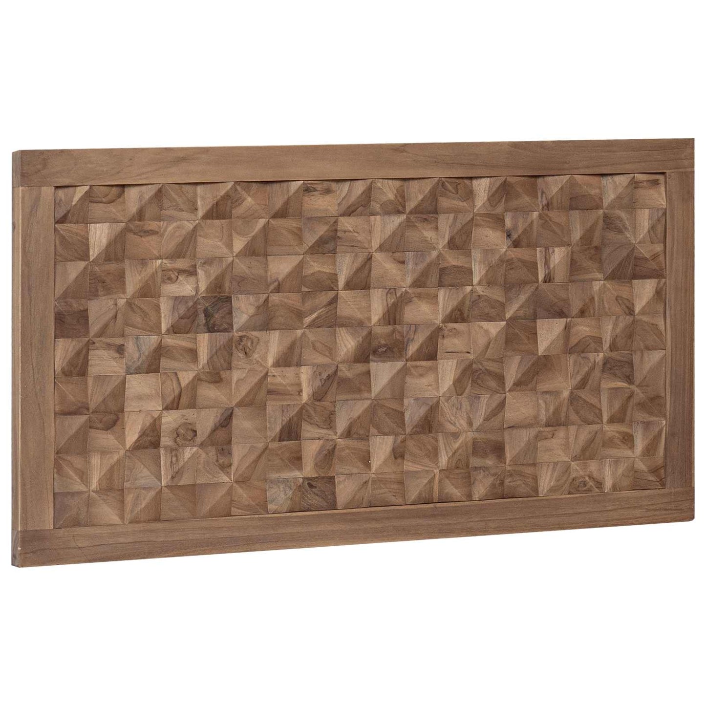 Headboard Natural Solid Teak Wood