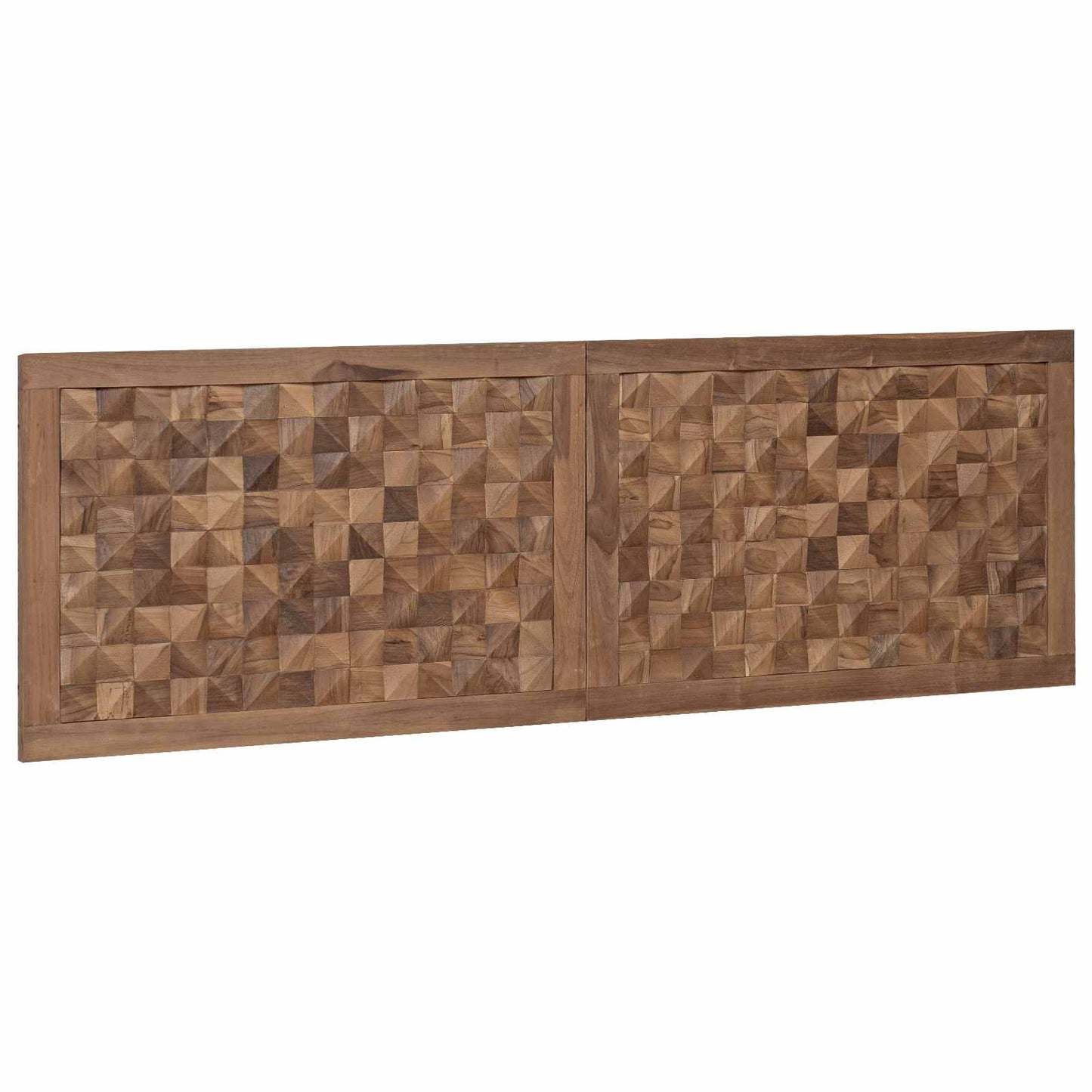 Headboard Natural Solid Teak Wood