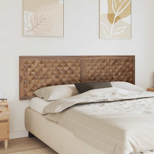 Bed Headboard Natural Solid Teak Wood