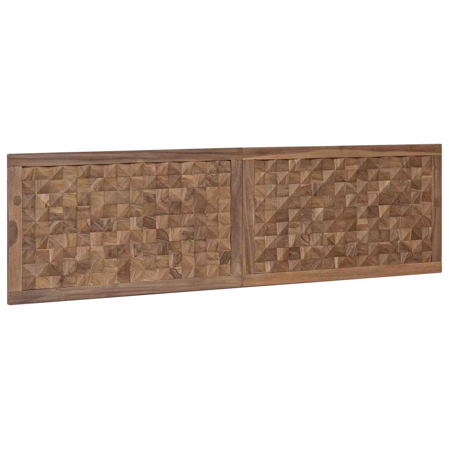 Headboard Natural Solid Teak Wood