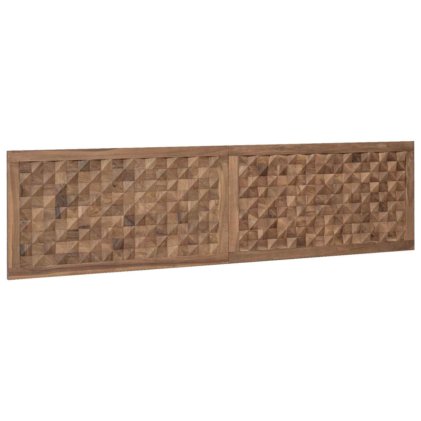 Bed Headboard Natural Solid Teak Wood