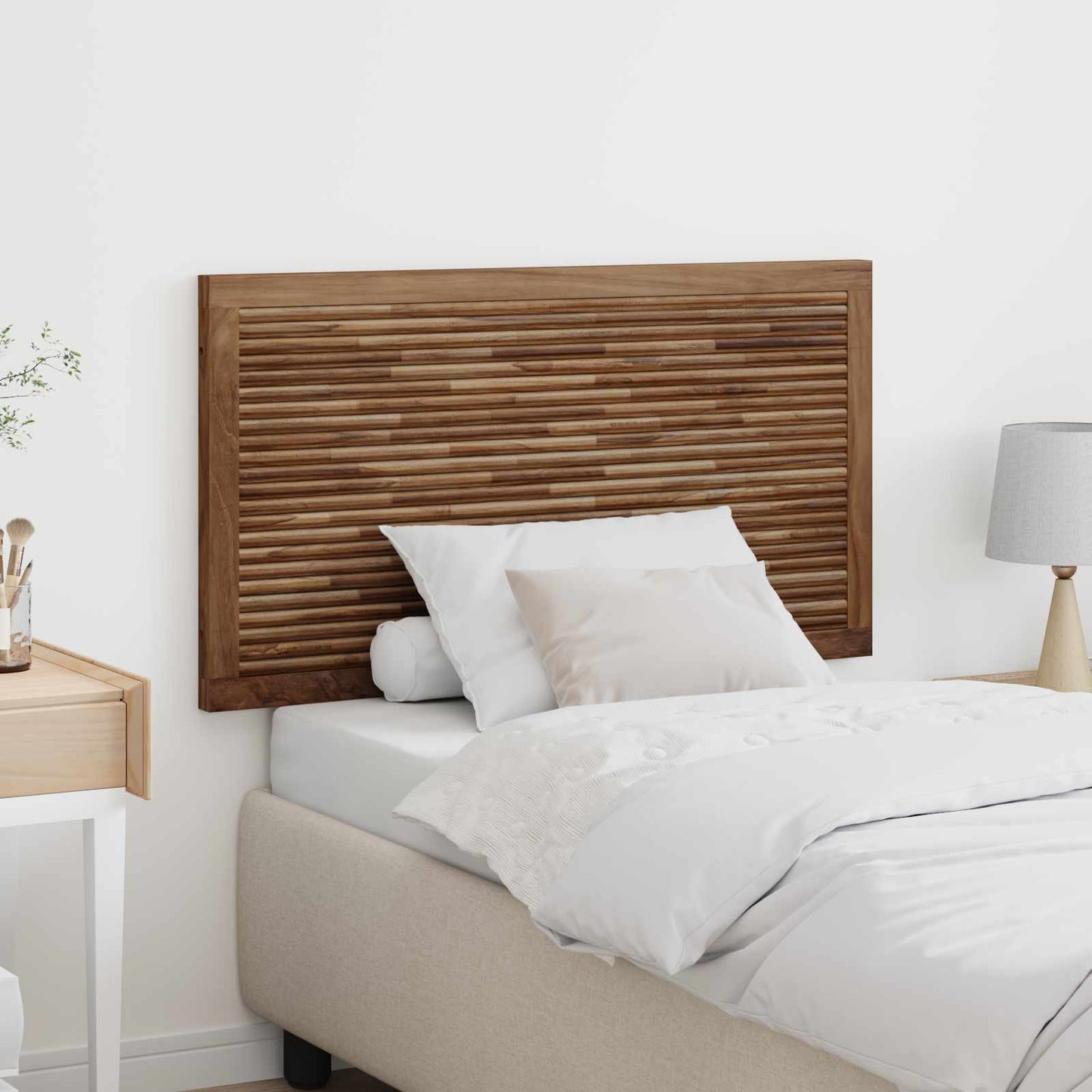 Headboard Natural Solid Teak Wood