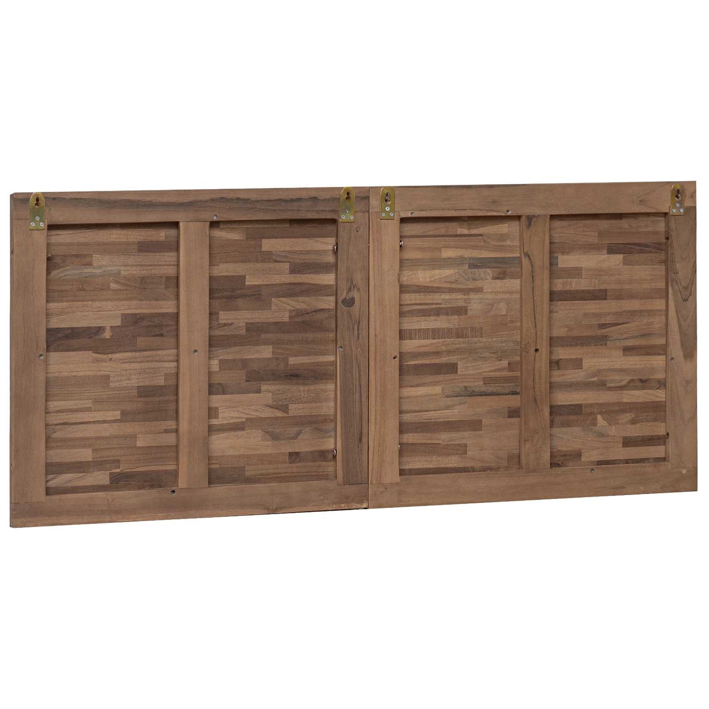 Bed Headboard Natural Solid Teak Wood
