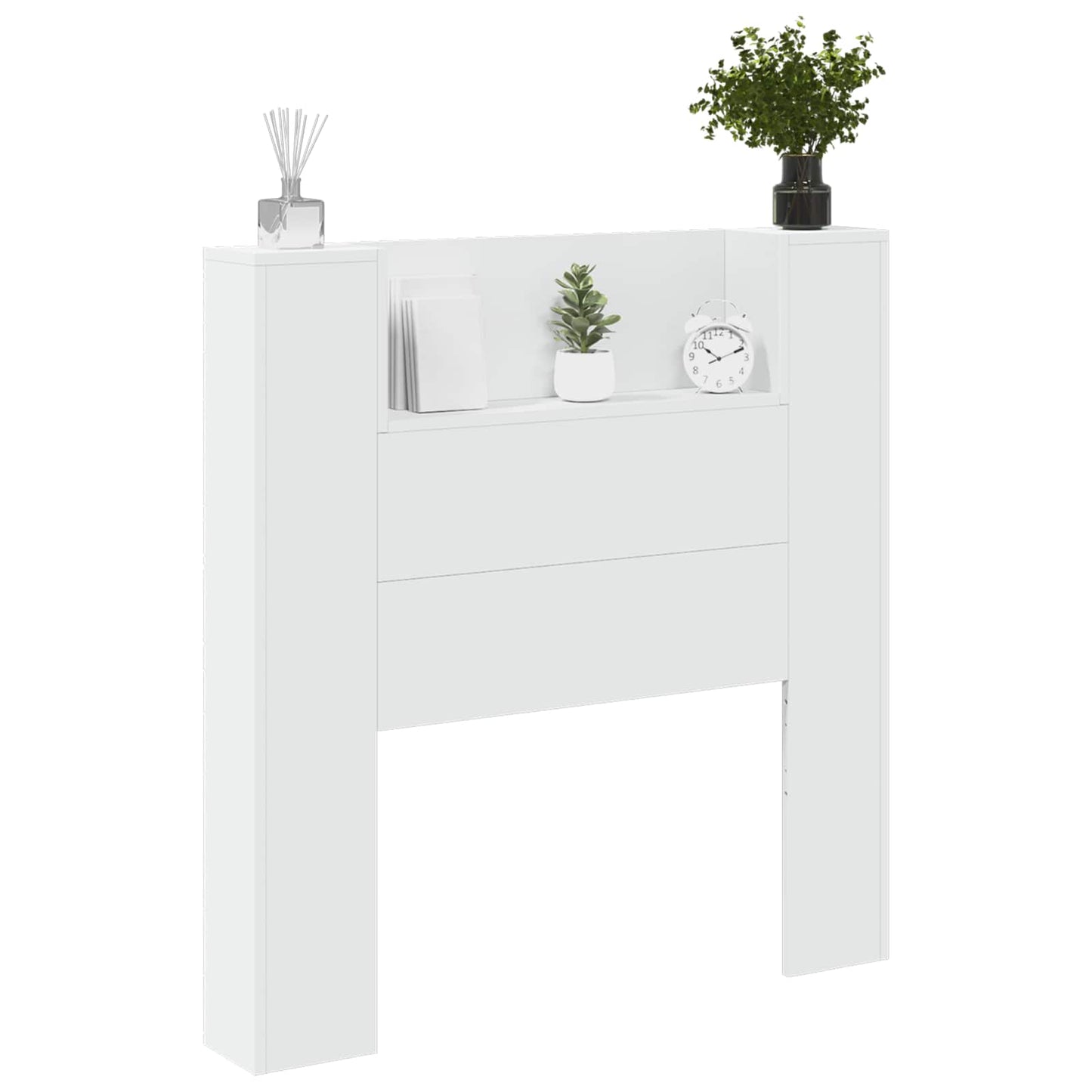 Headboard White 100 x 16.5 x 103.5 cm Engineered Wood
