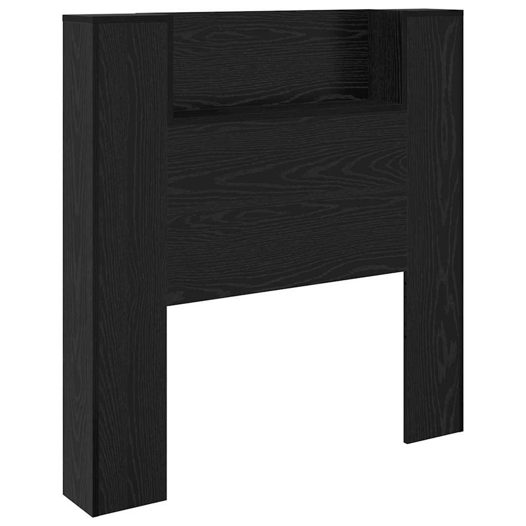 Headboard Black Oak Engineered Wood