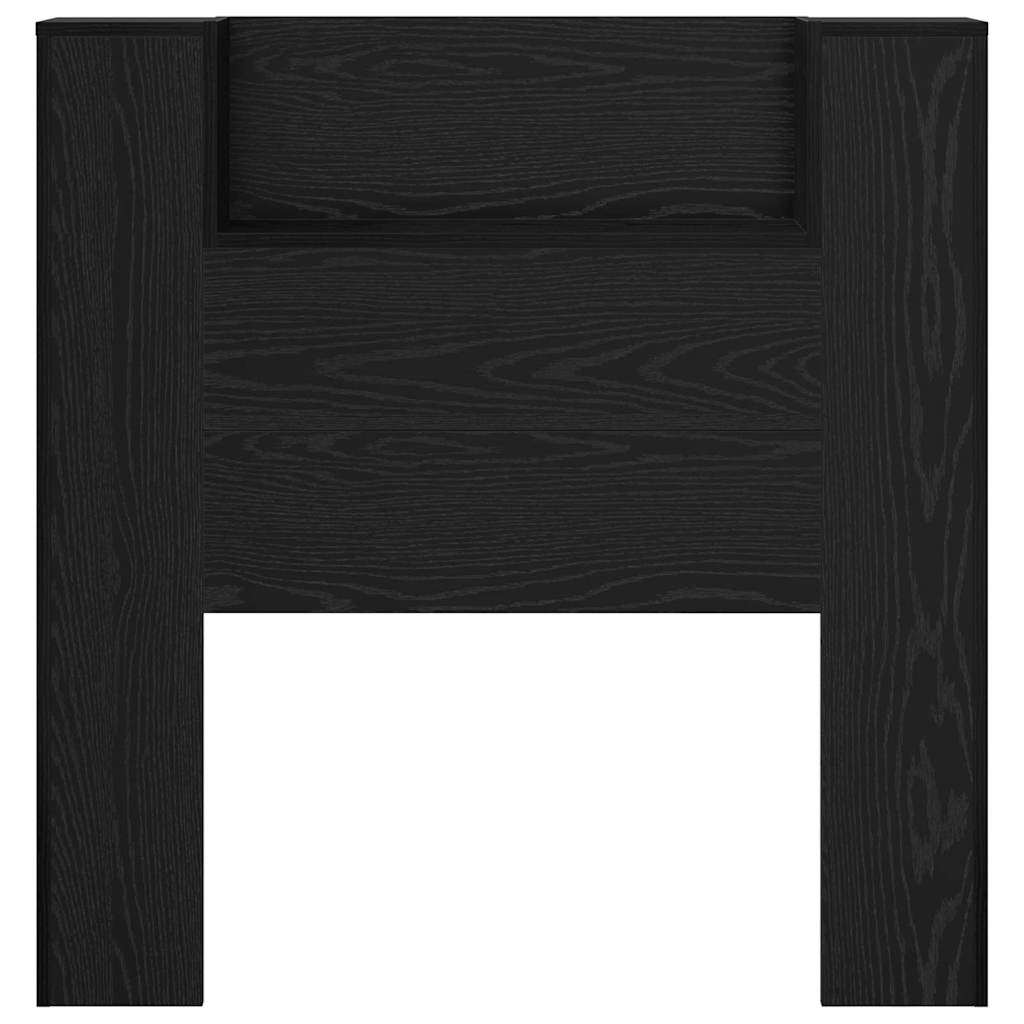 Headboard Black Oak Engineered Wood