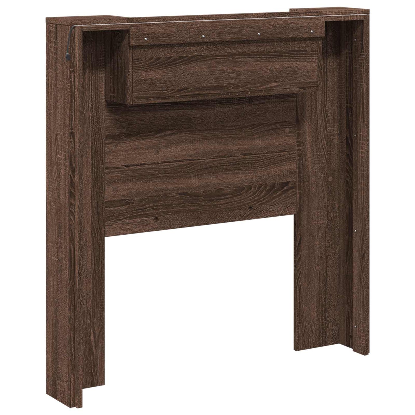 Headboard Brown Oak 100 x 16.5 x 103.5 cm Engineered Wood