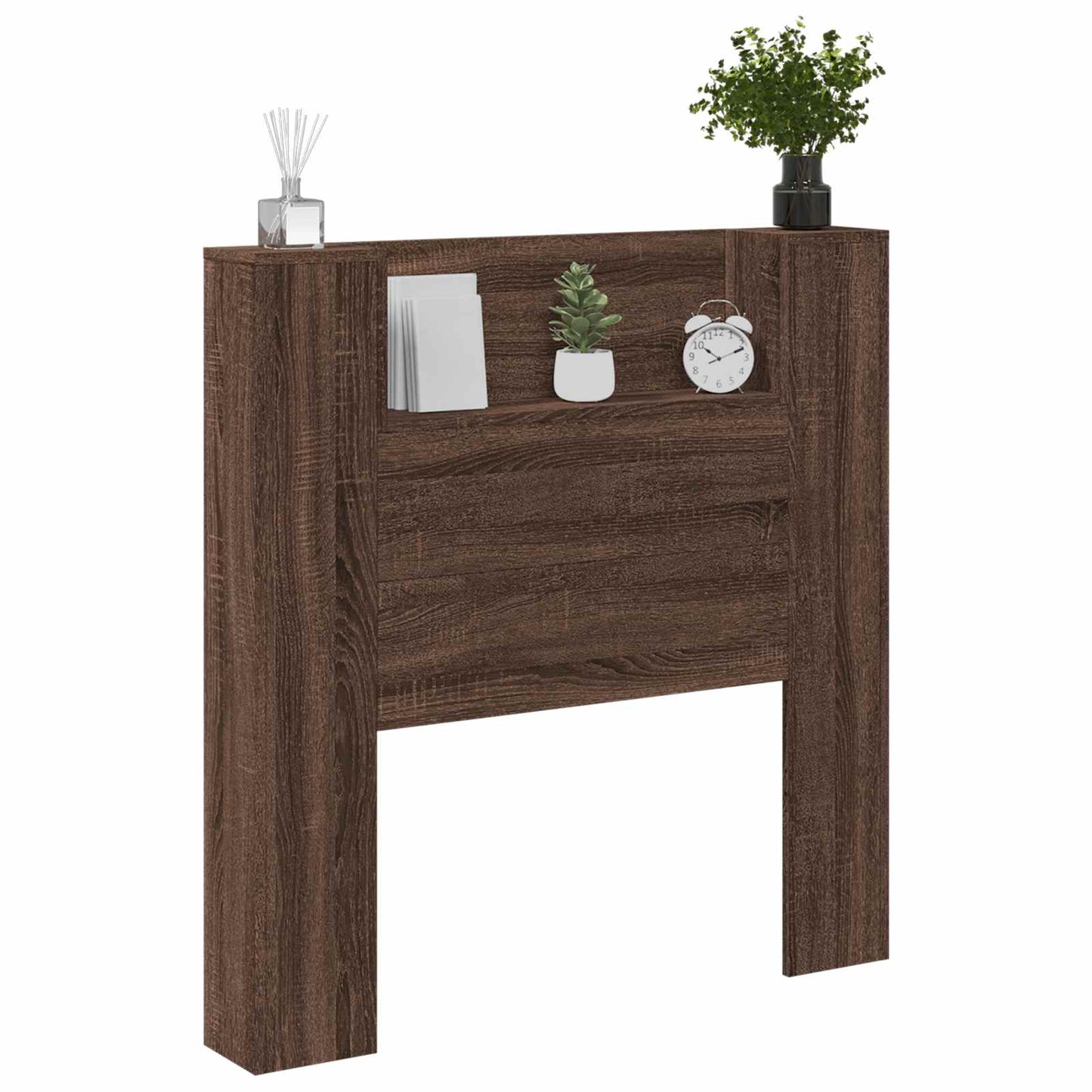 Headboard Brown Oak 100 x 16.5 x 103.5 cm Engineered Wood