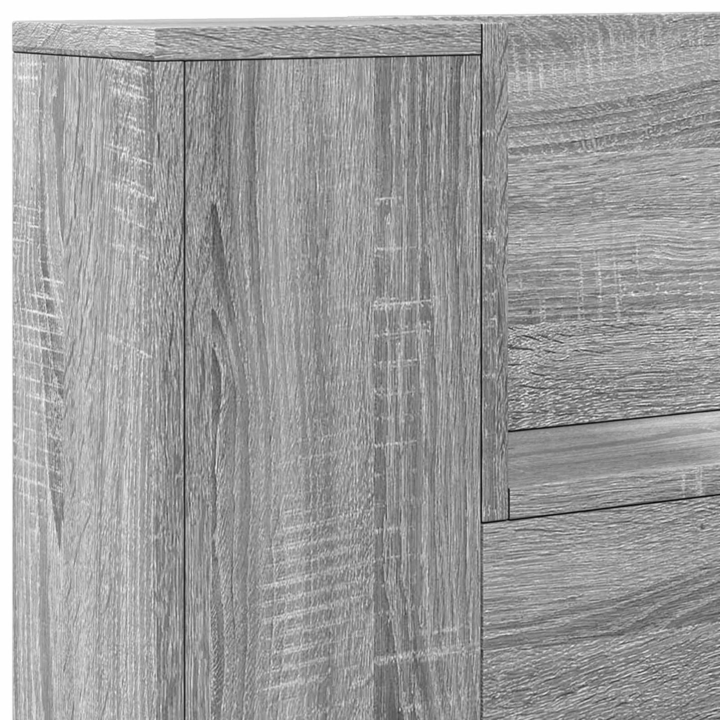 Headboard Grey Sonoma 100 x 16.5 x 103.5 cm Engineered Wood