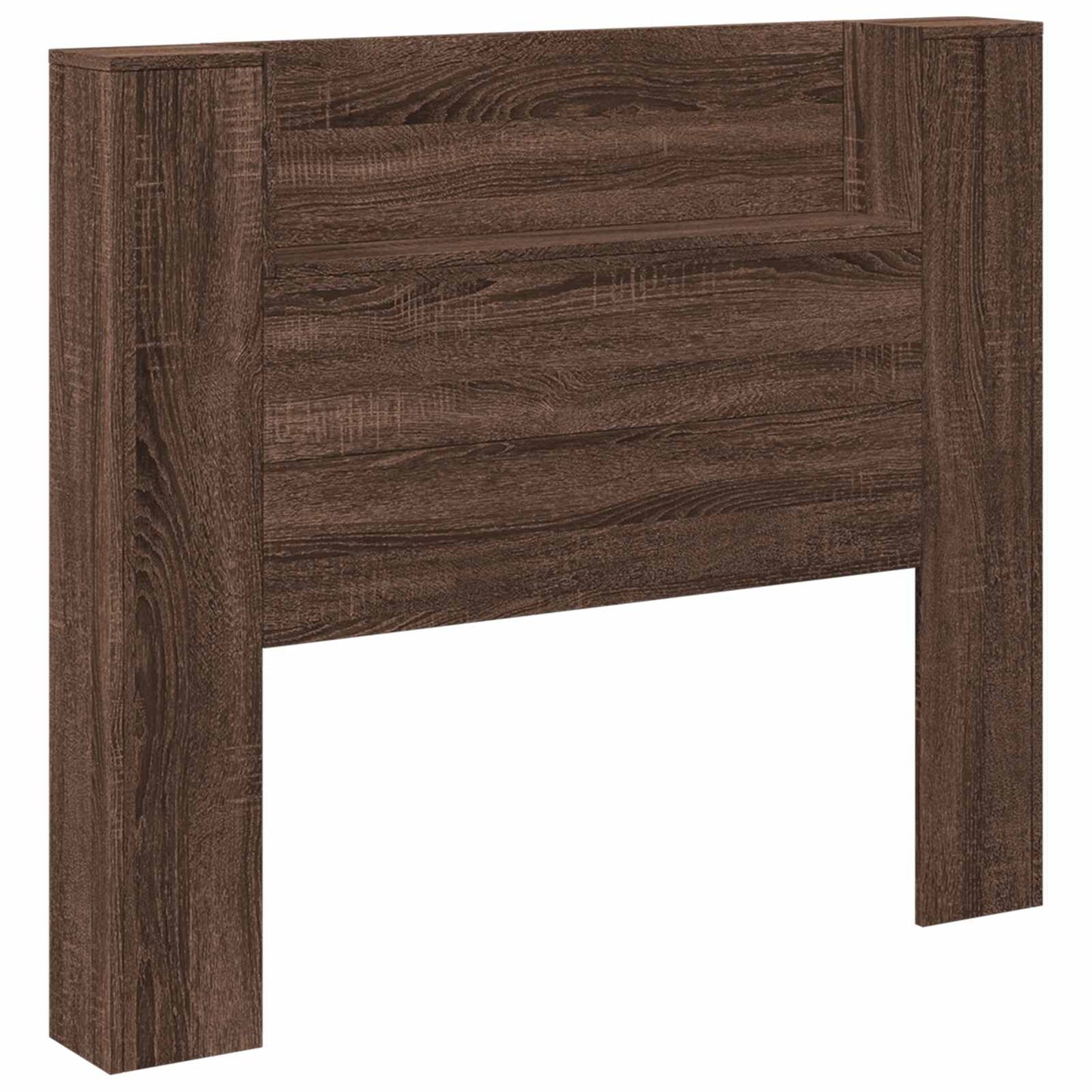 Headboard Brown Oak 120 x 16.5 x 103.5 cm Engineered Wood