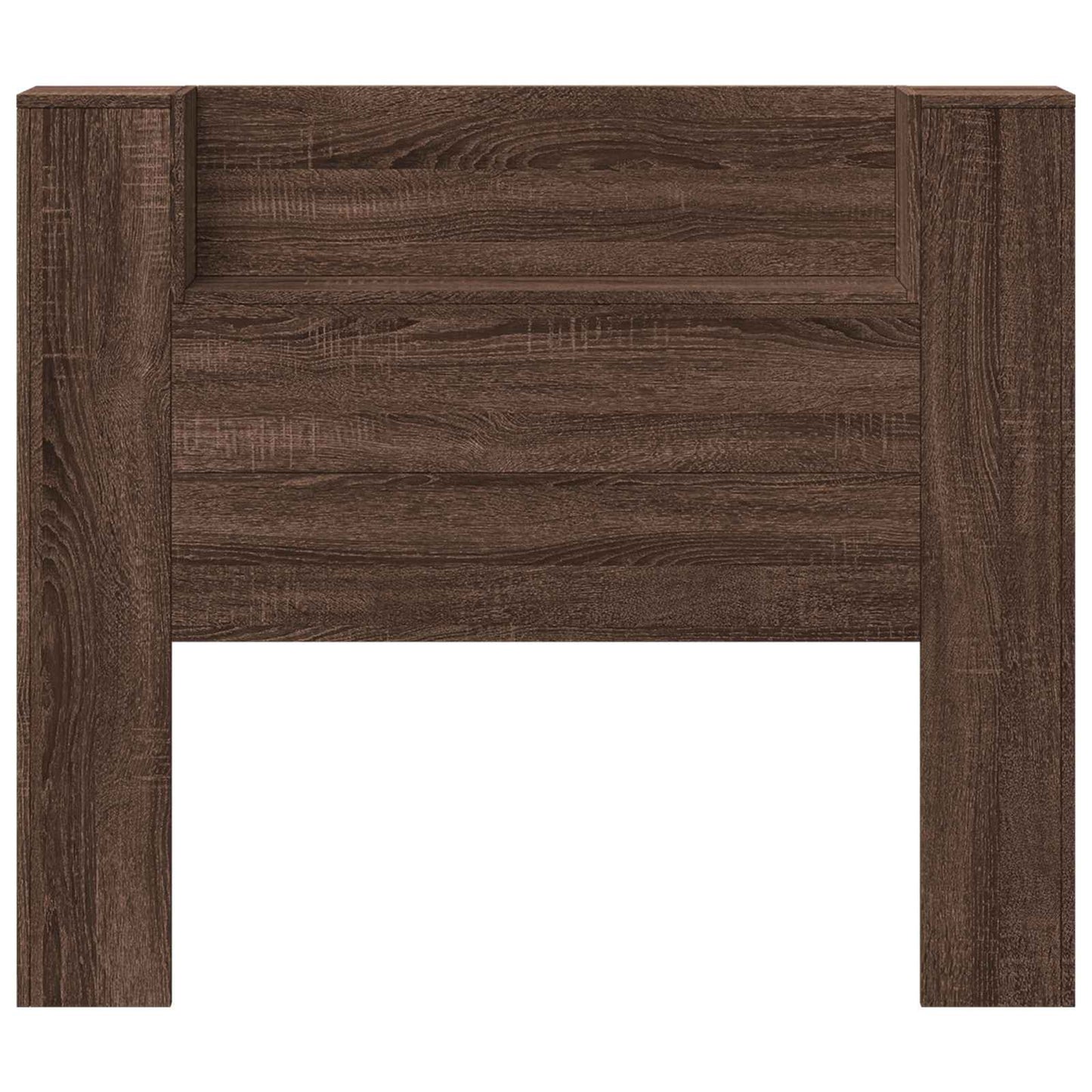 Headboard Brown Oak 120 x 16.5 x 103.5 cm Engineered Wood