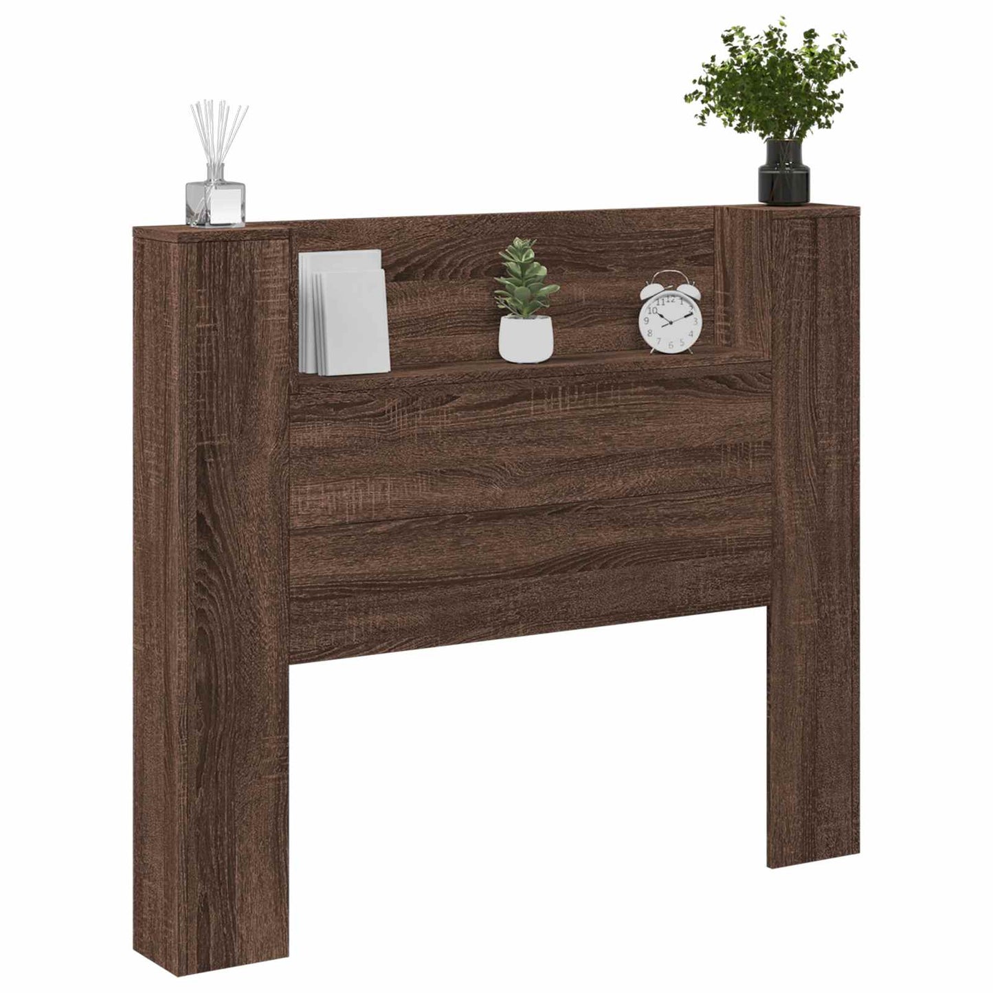 Headboard Brown Oak 120 x 16.5 x 103.5 cm Engineered Wood