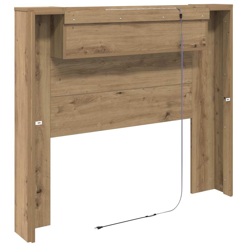 Headboard Artisan Oak 120 x 15 x 103.5 cm Engineered Wood