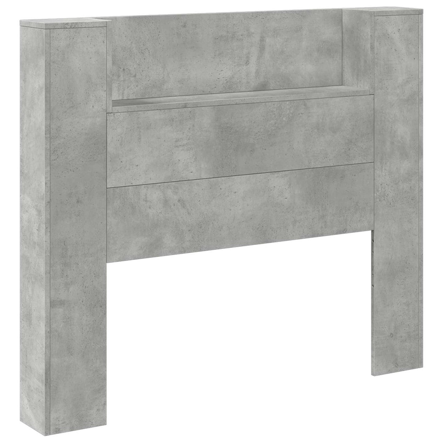 Headboard Concrete Grey 120 x 16.5 x 103.5 cm Engineered Wood