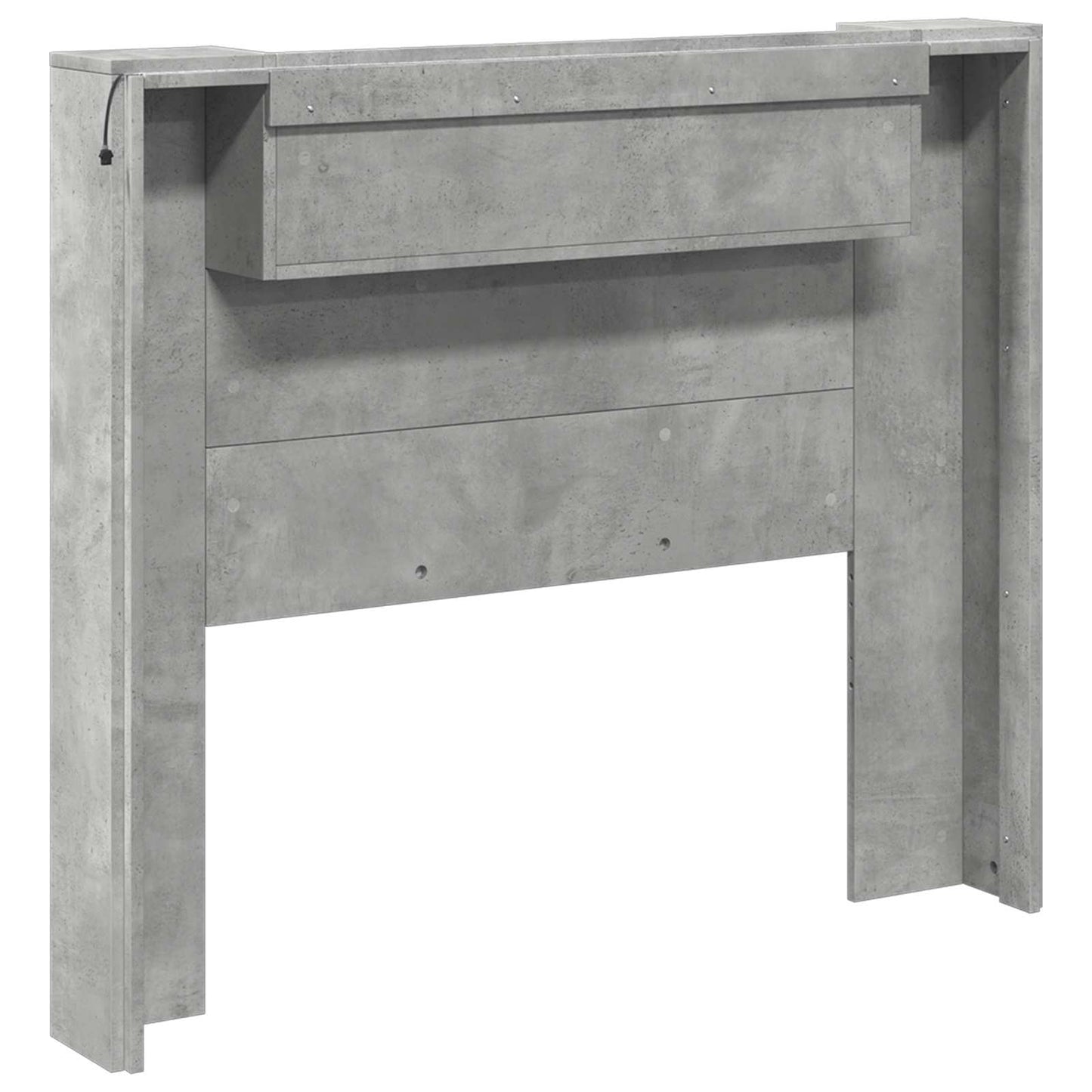Headboard Concrete Grey 120 x 16.5 x 103.5 cm Engineered Wood