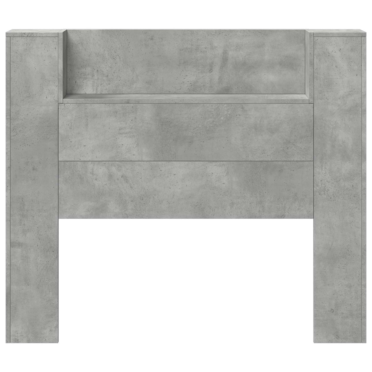 Headboard Concrete Grey 120 x 16.5 x 103.5 cm Engineered Wood