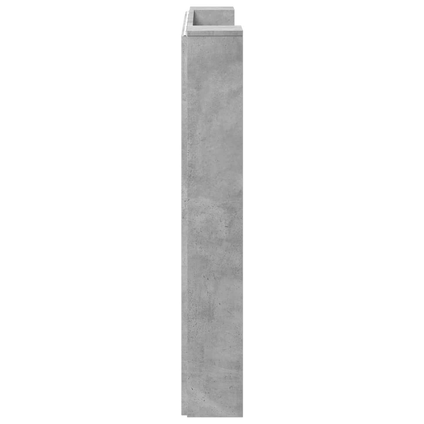 Headboard Concrete Grey 120 x 16.5 x 103.5 cm Engineered Wood