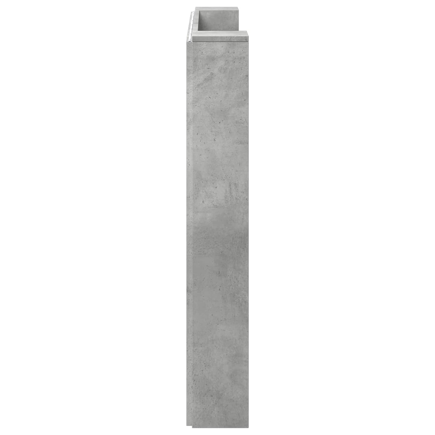 Headboard Concrete Grey 140 x 16.5 x 103.5 cm Engineered Wood