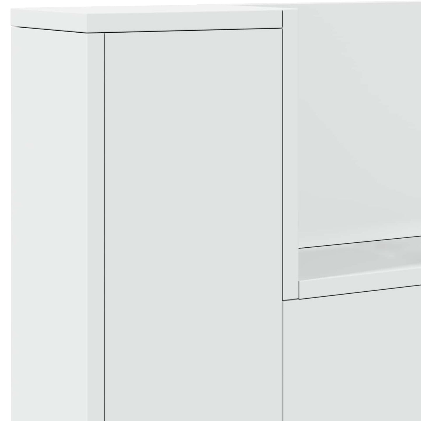 Headboard White 140 x 16.5 x 103.5 cm Engineered Wood