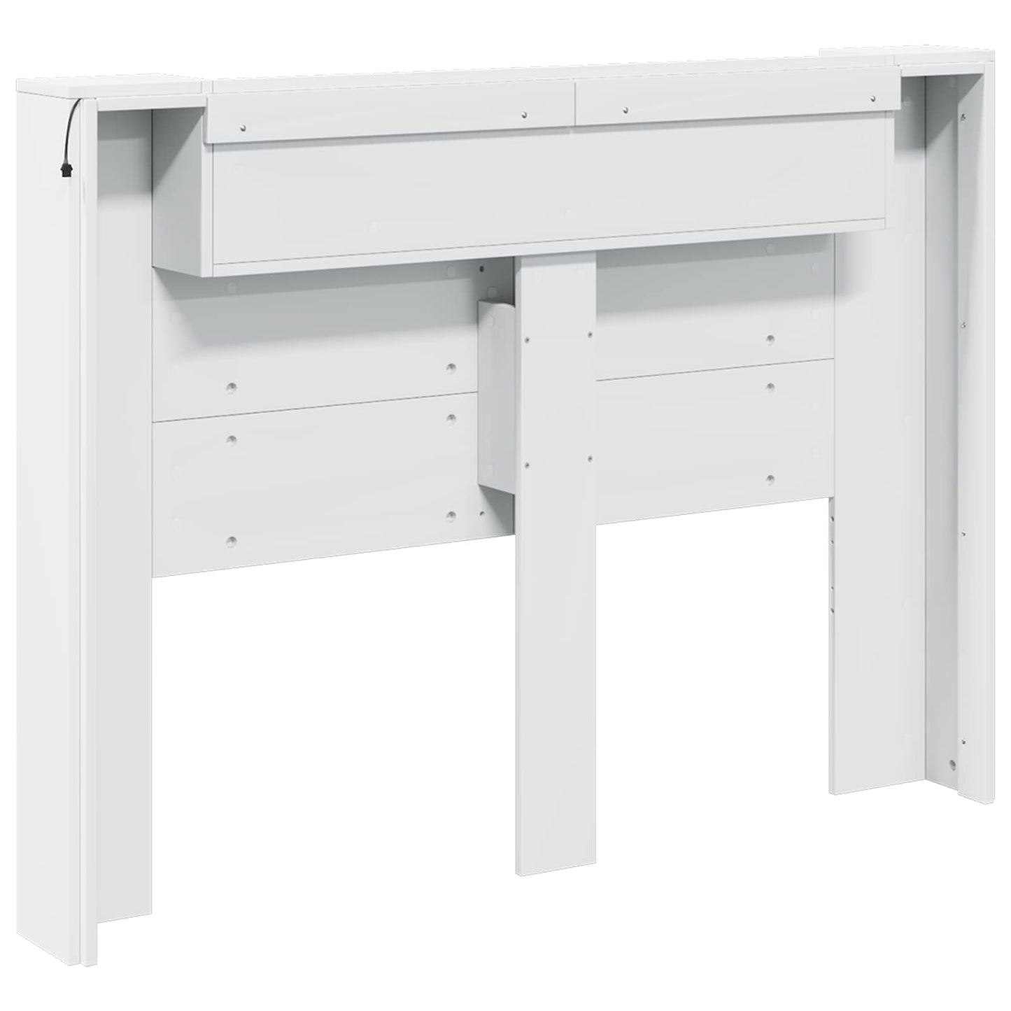 Headboard White 140 x 16.5 x 103.5 cm Engineered Wood