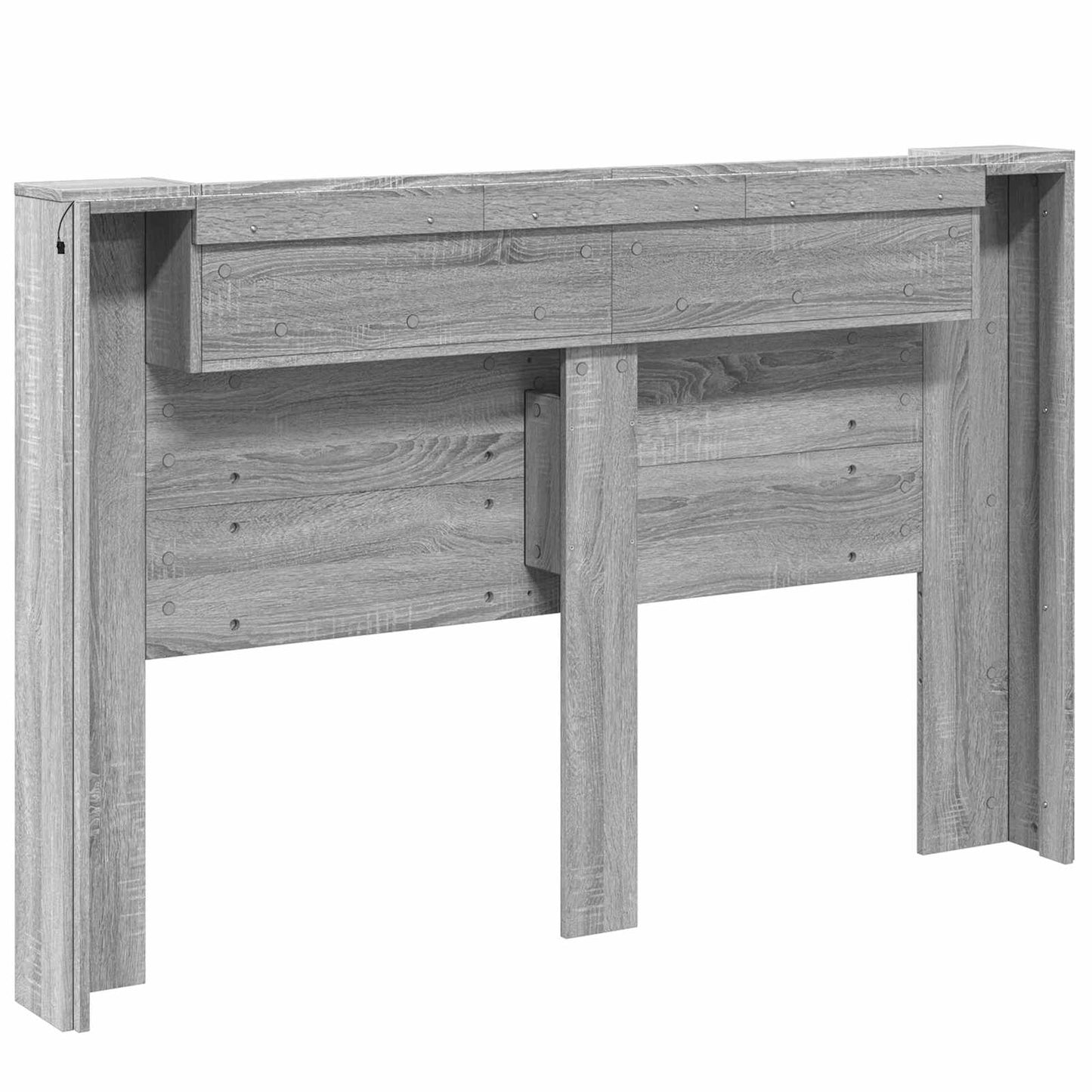 Headboard Grey Sonoma Engineered Wood