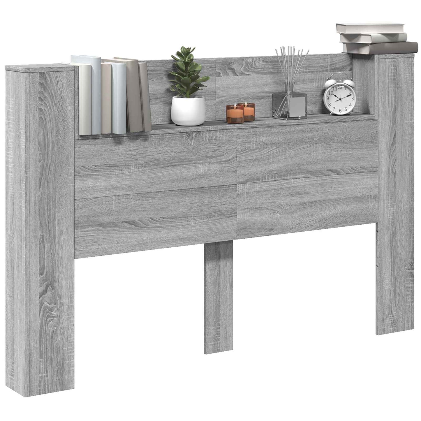 Headboard Grey Sonoma Engineered Wood