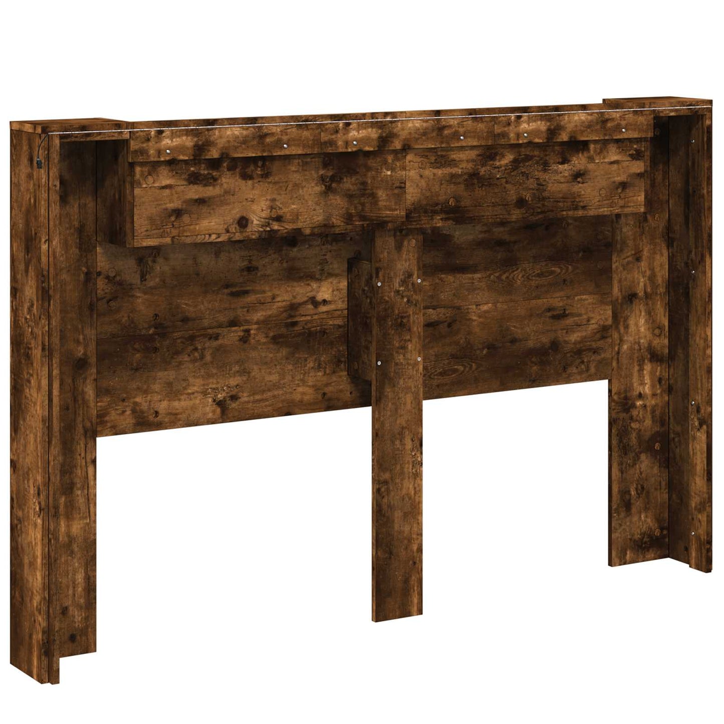 Headboard Smoked Oak 160 x 16.5 x 103.5 cm Engineered Wood