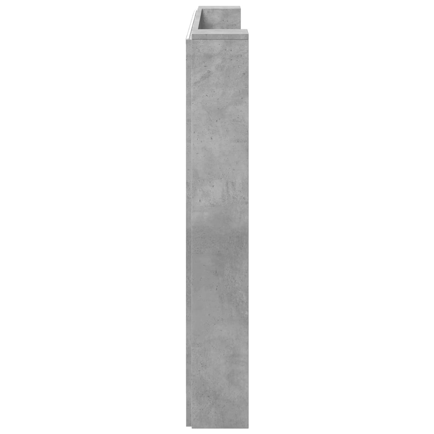 Headboard Concrete Grey 160 x 16.5 x 103.5 cm Engineered Wood