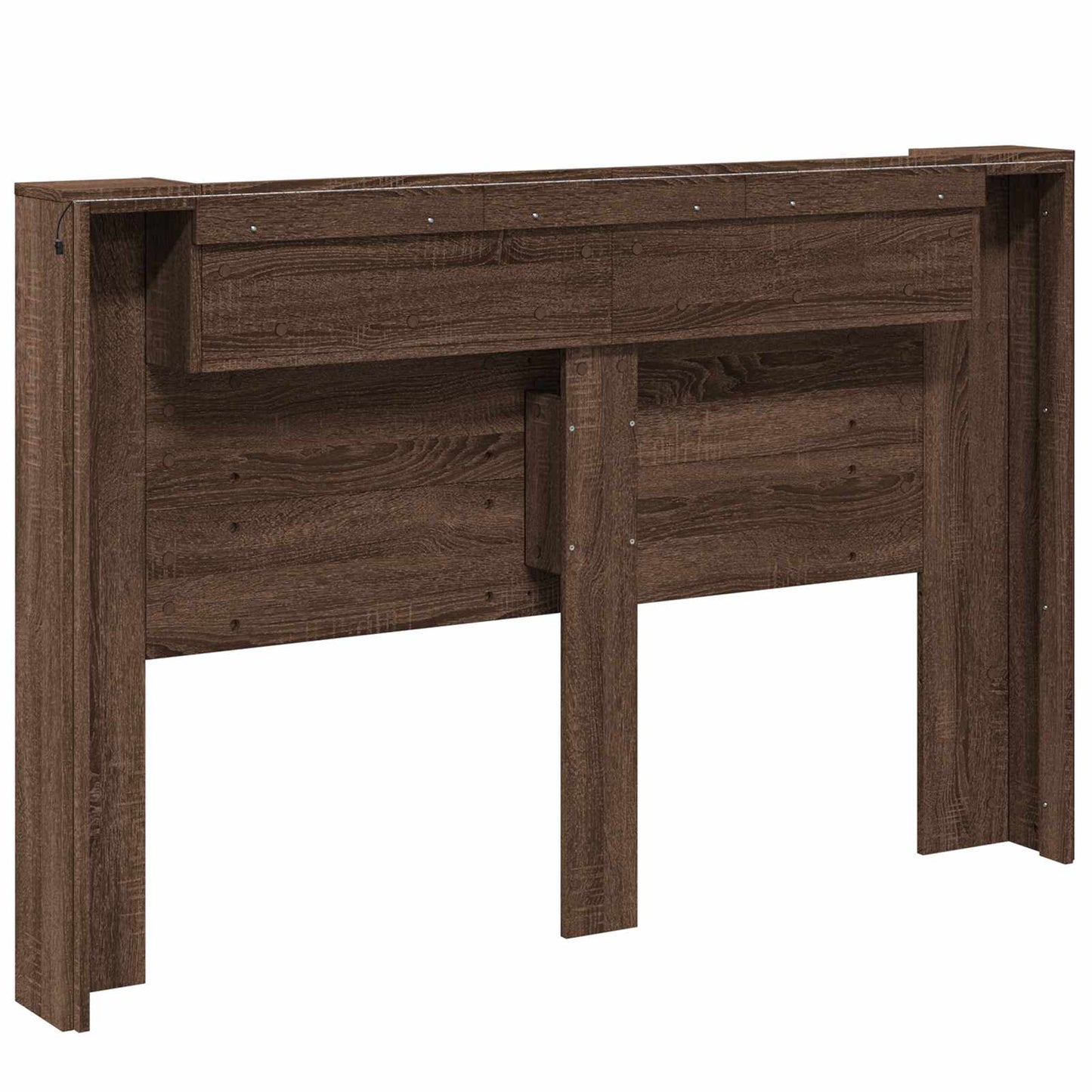 Headboard Brown Oak 160 x 16.5 x 103.5 cm Engineered Wood