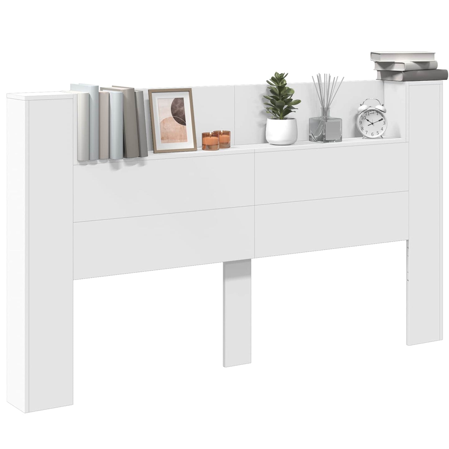 Headboard White Engineered Wood