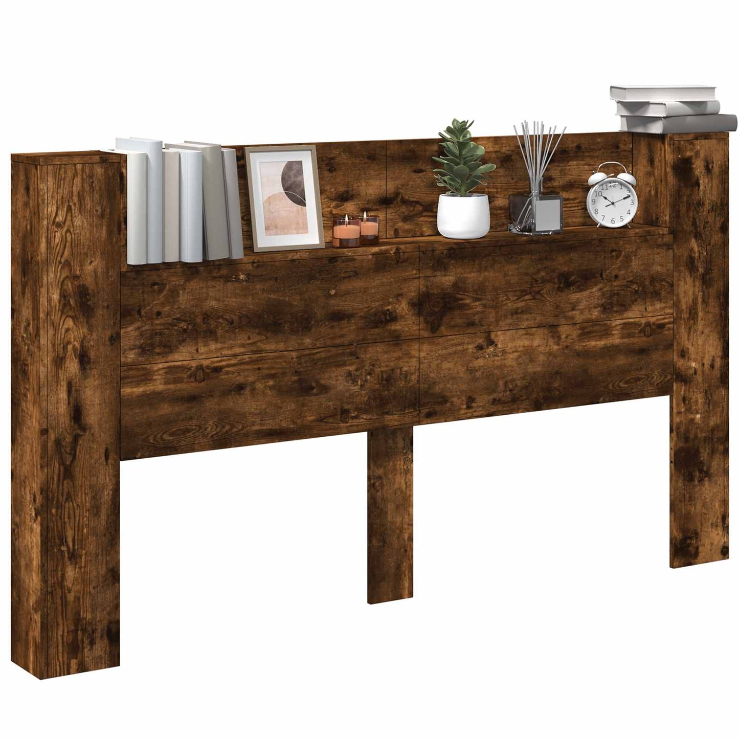 Headboard Smoked Oak Engineered Wood