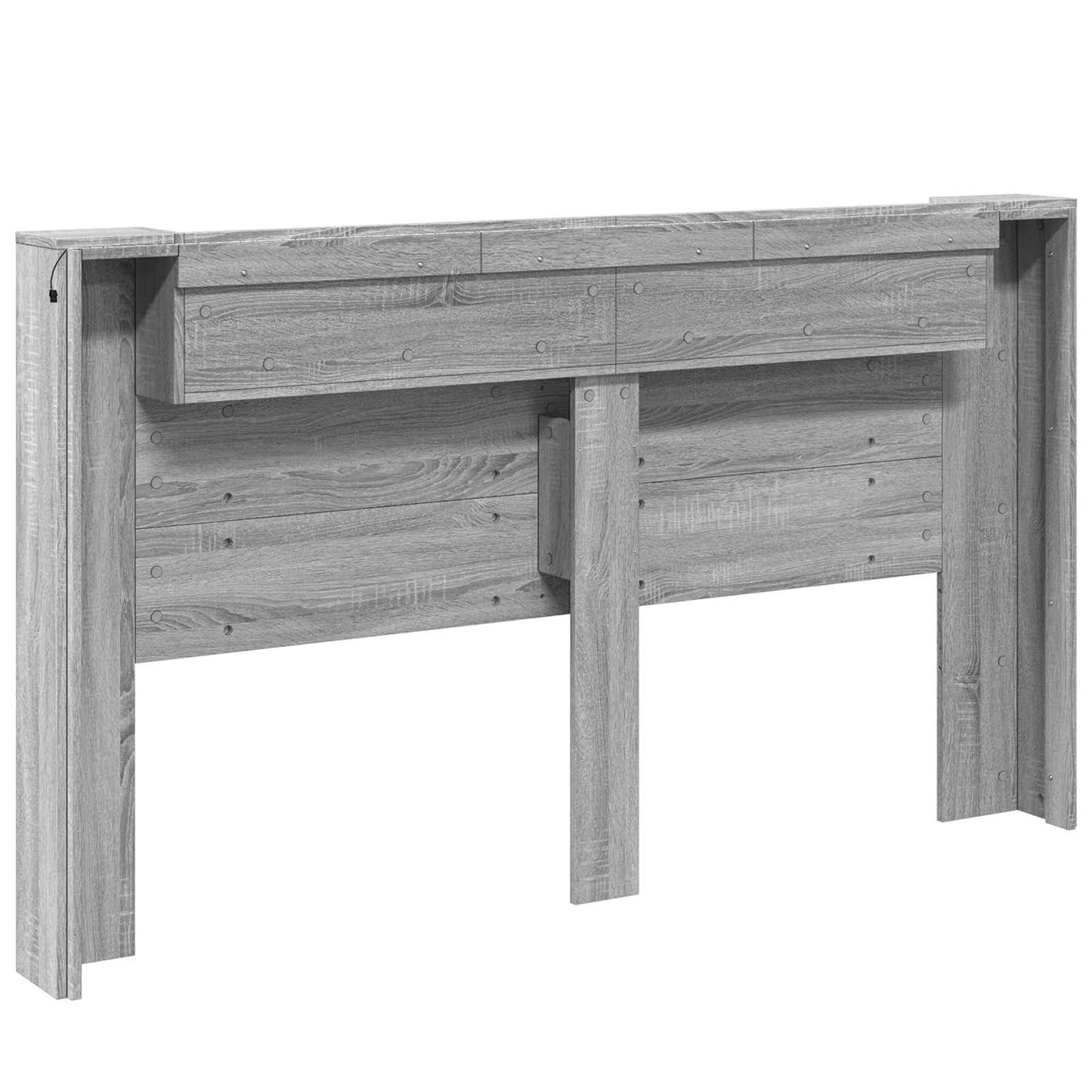 Headboard Grey Sonoma 180 x 16.5 x 103.5 cm Engineered Wood