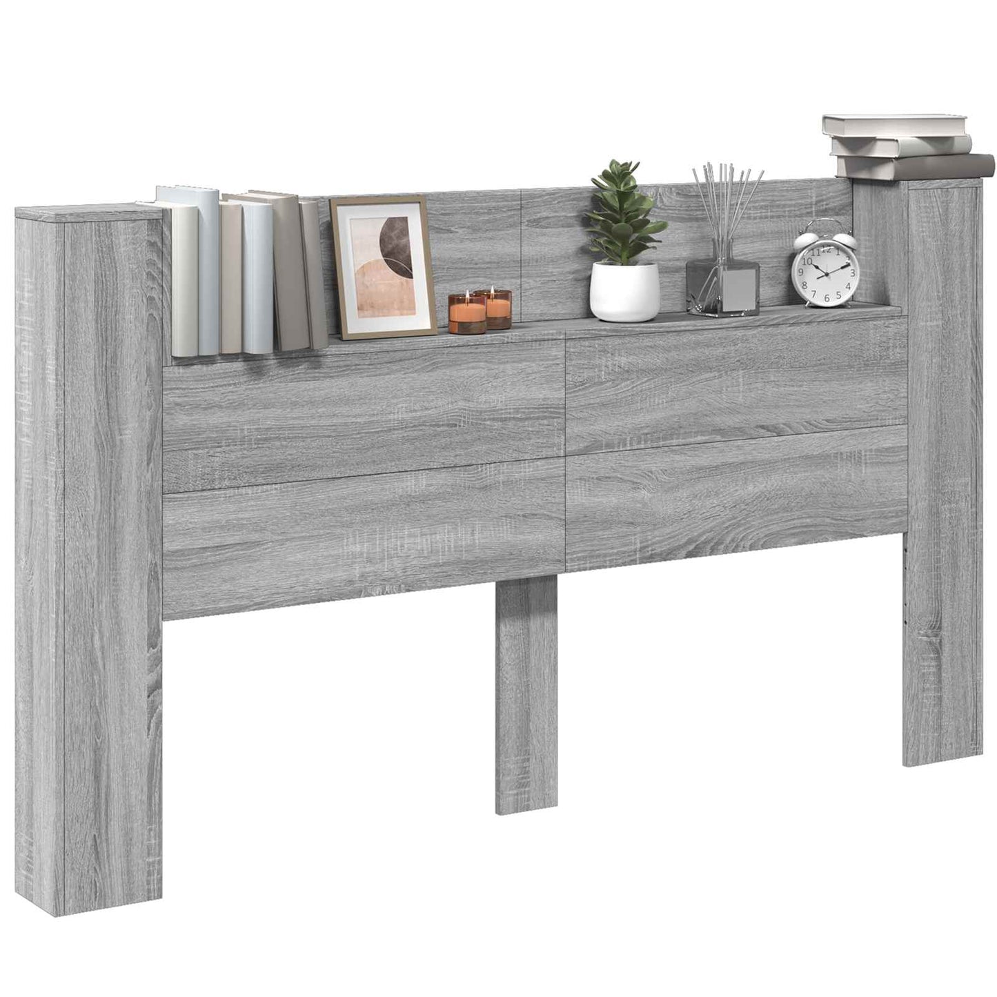 Headboard Grey Sonoma 180 x 16.5 x 103.5 cm Engineered Wood