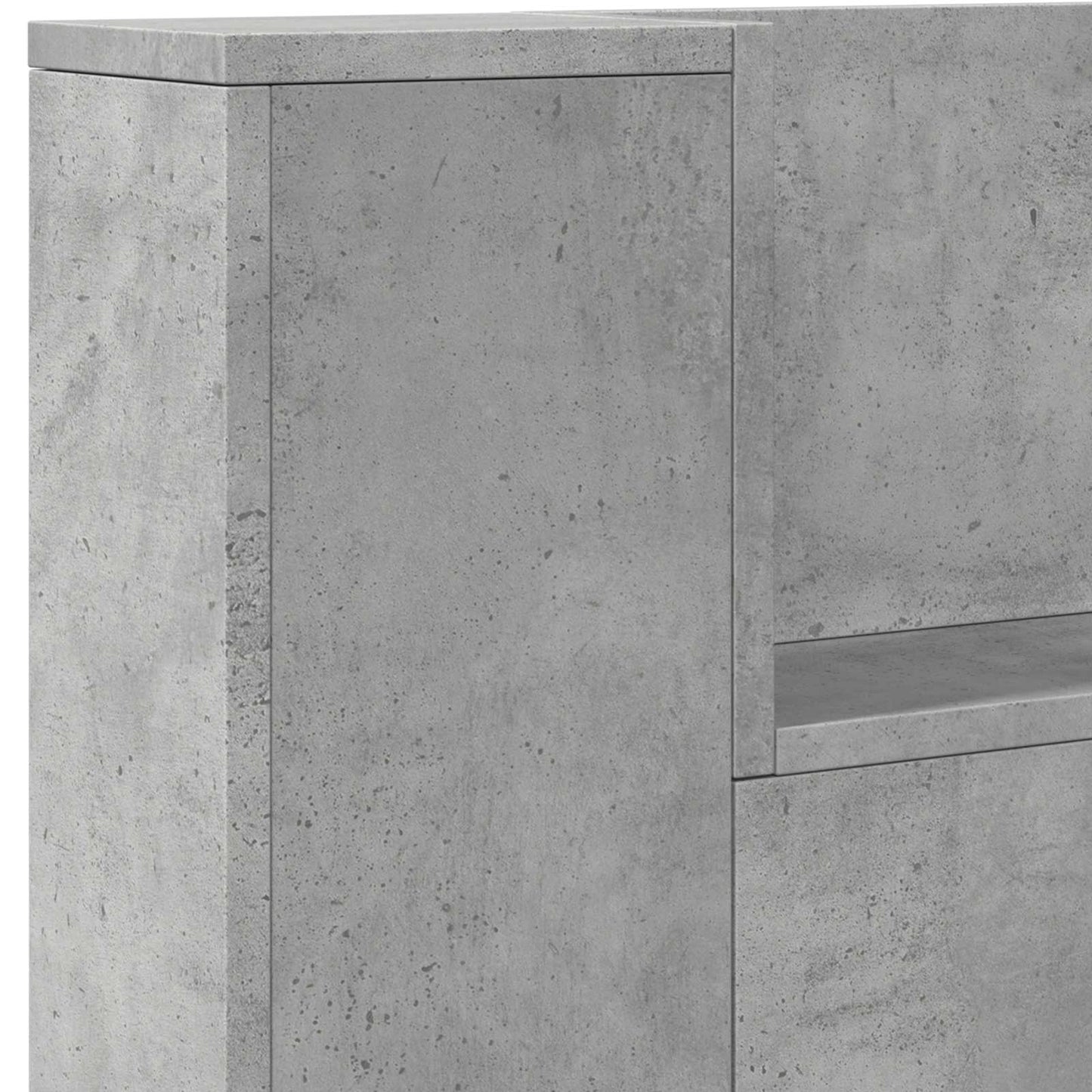 Headboard Concrete Grey 180 x 16.5 x 103.5 cm Engineered Wood