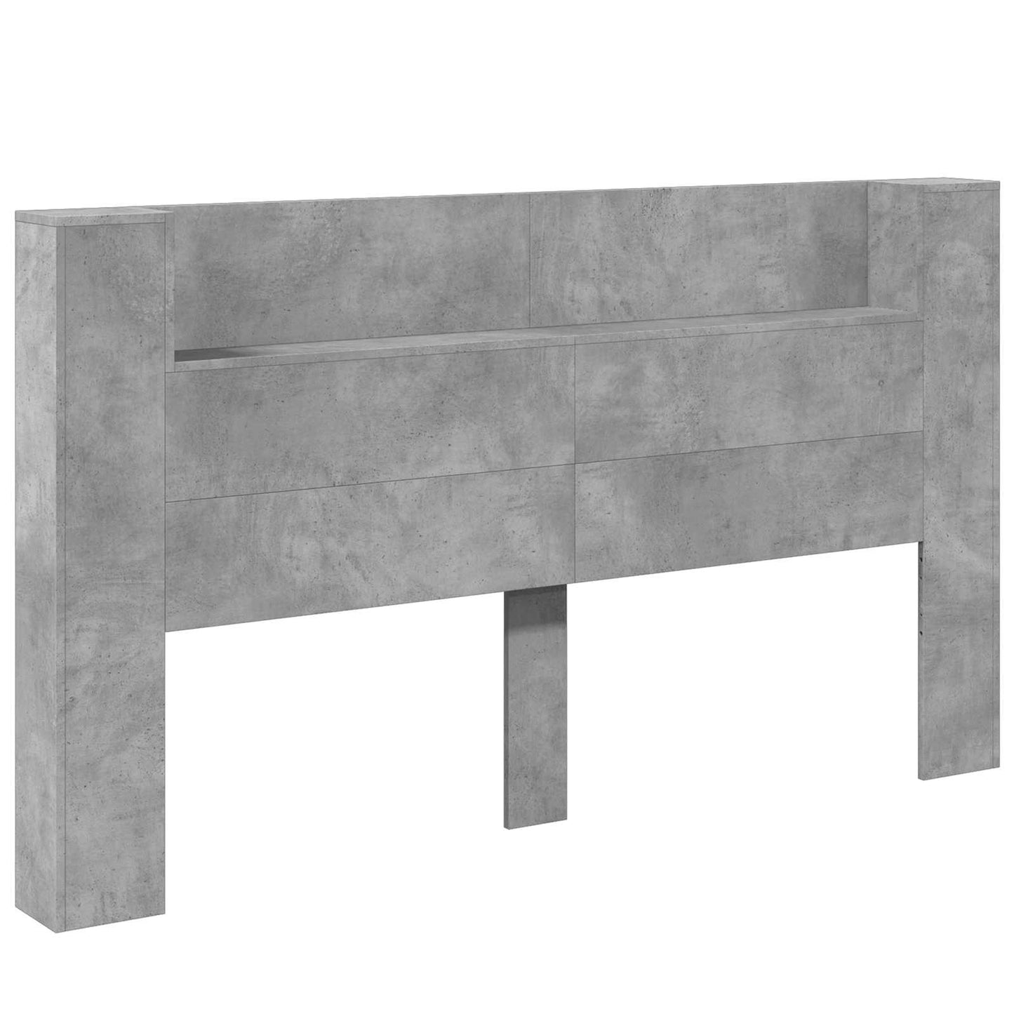 Headboard Concrete Grey 180 x 16.5 x 103.5 cm Engineered Wood