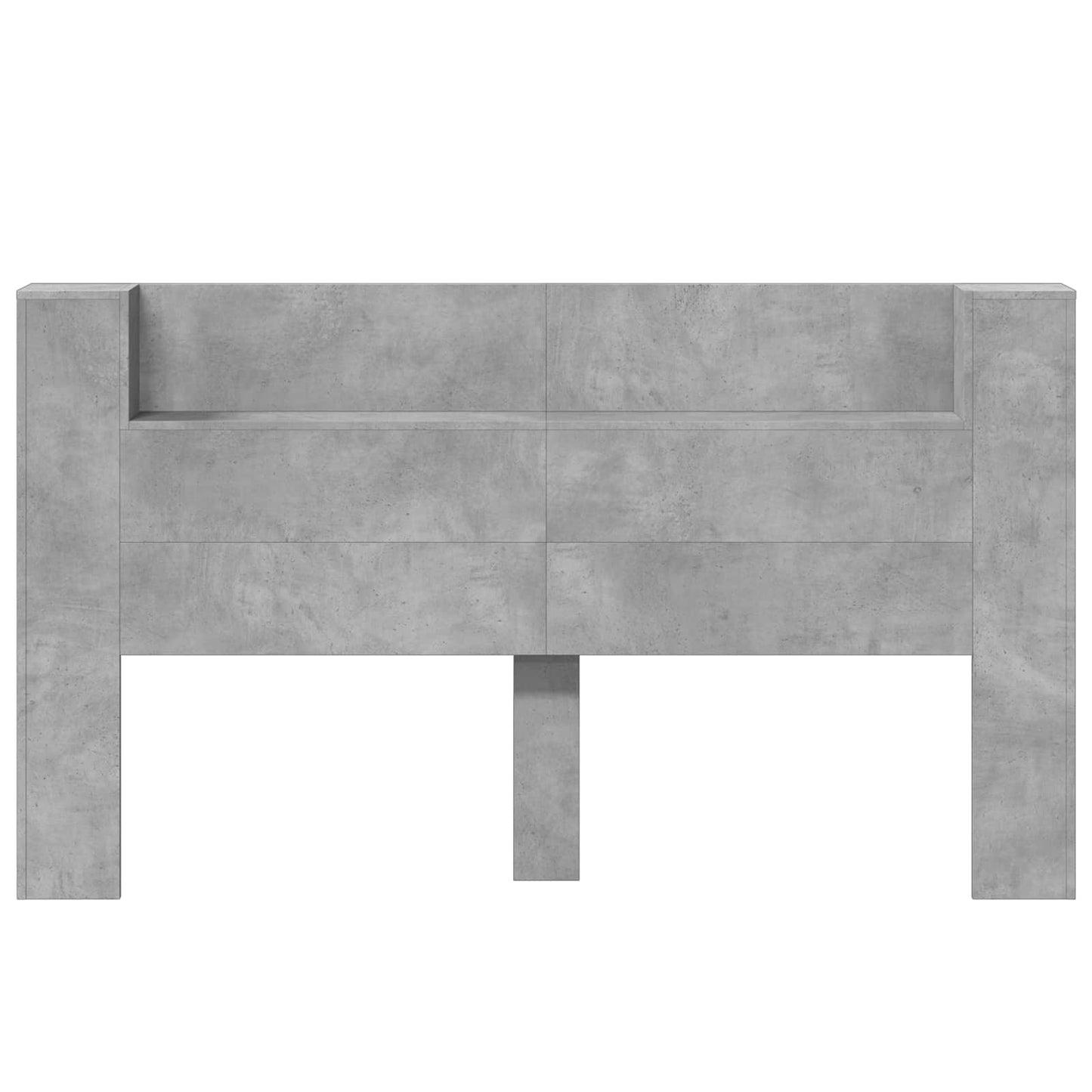 Headboard Concrete Grey 180 x 16.5 x 103.5 cm Engineered Wood