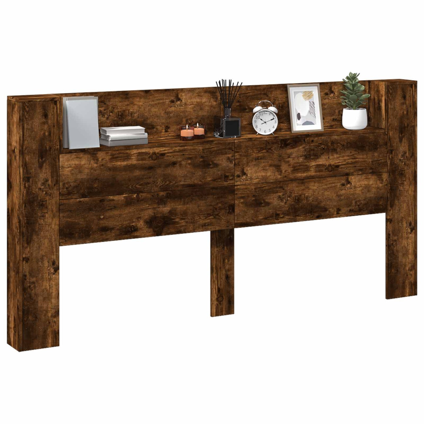 Headboard Smoked Oak Engineered Wood