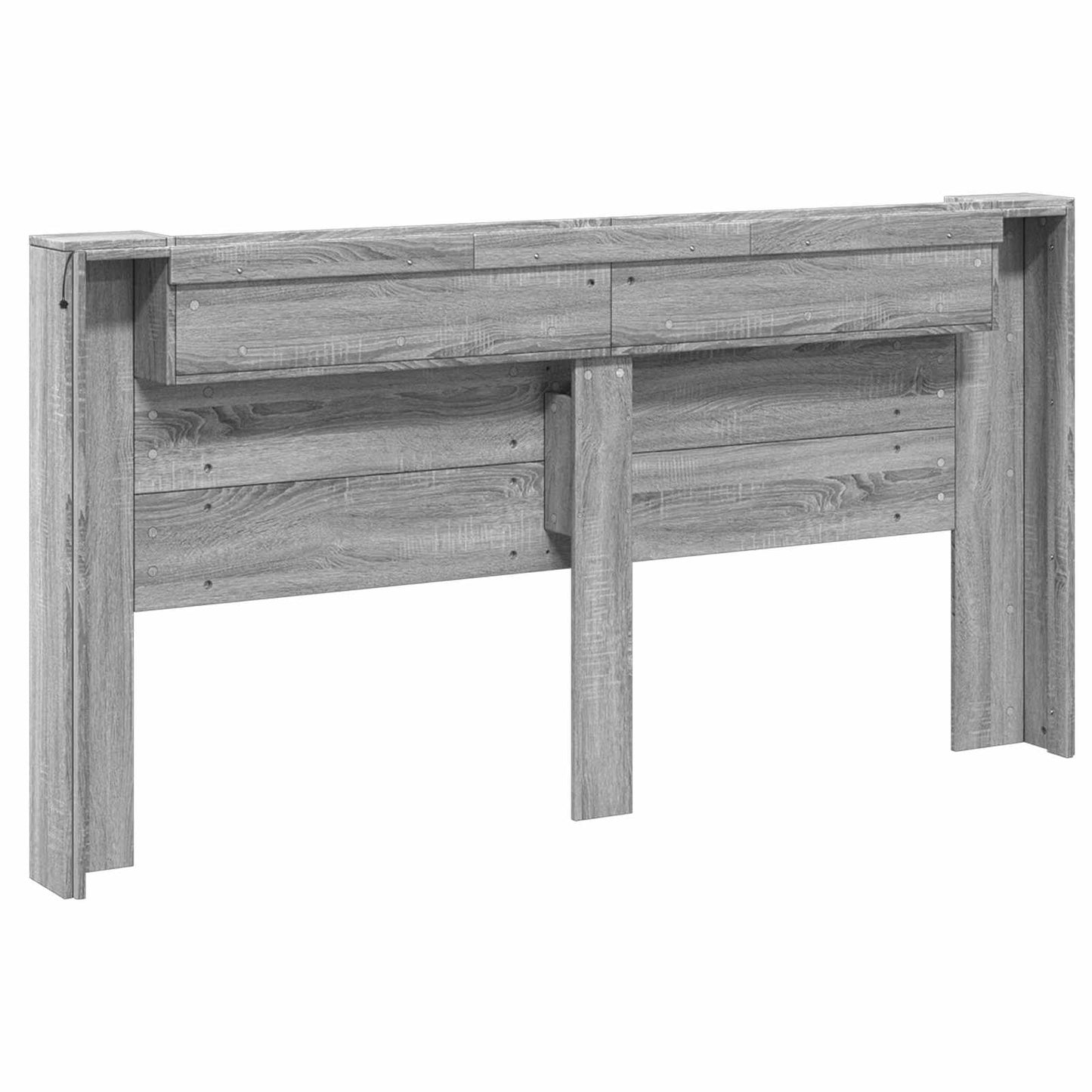 Headboard Grey Sonoma 200 x 16.5 x 103.5 cm Engineered Wood