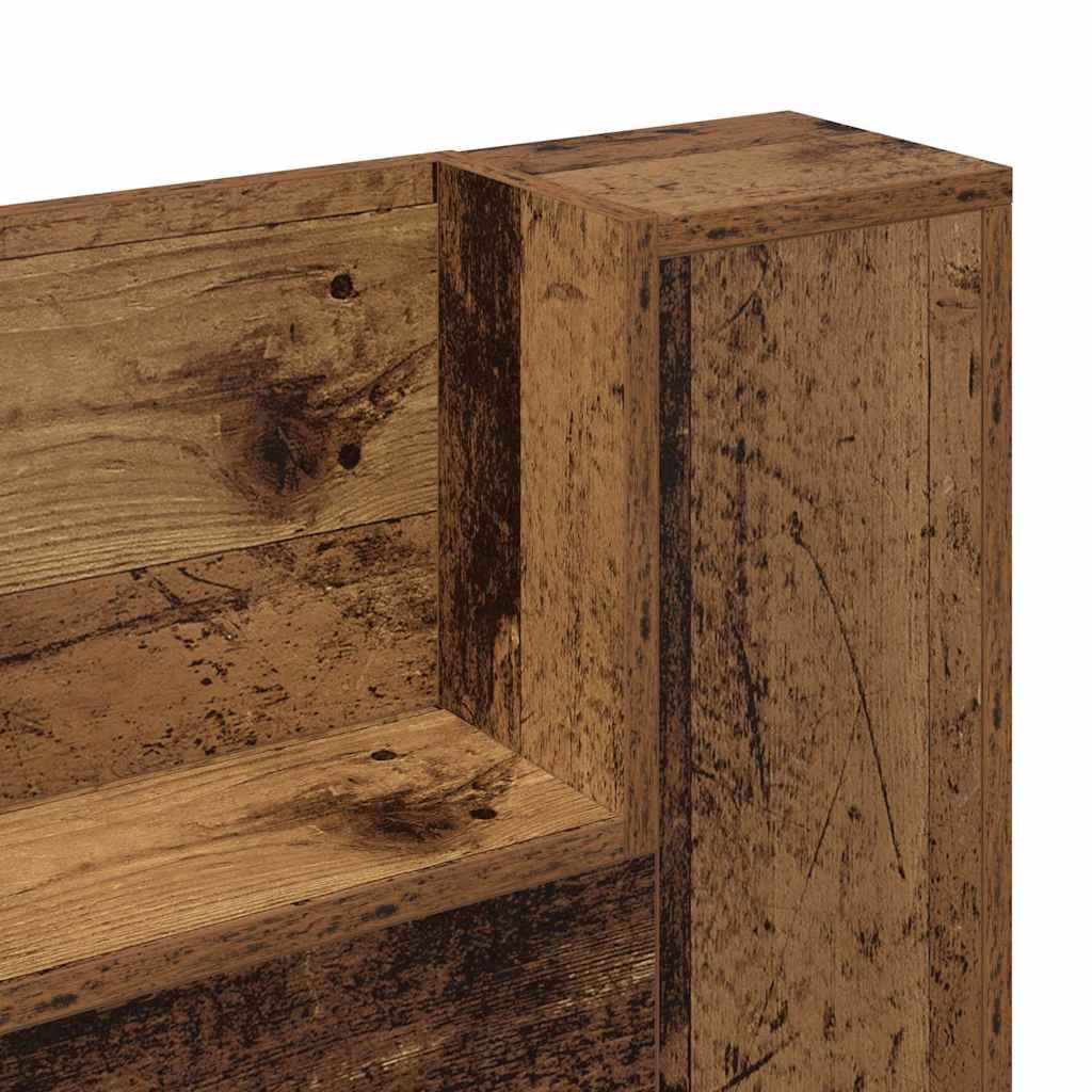 Headboard Old Wood 200 x 15 x 103.5 cm Engineered Wood