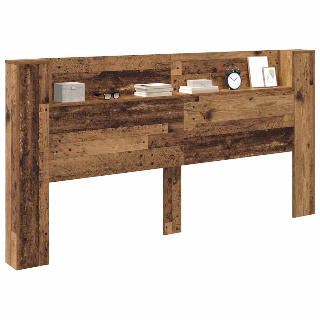 Headboard Old Wood 200 x 15 x 103.5 cm Engineered Wood